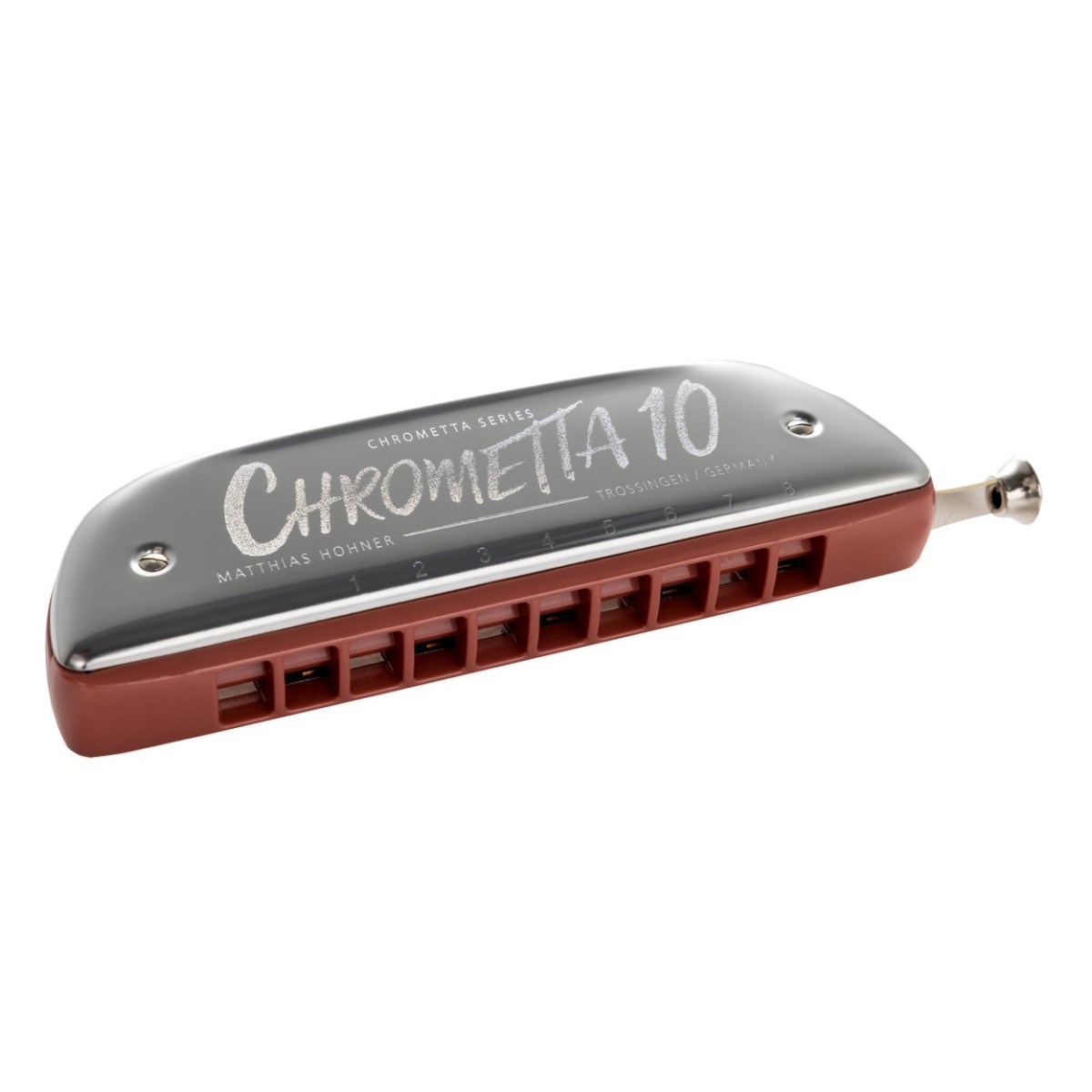 Click to view product details and reviews for Hohner Chrometta Colour 10 C Major Pink.