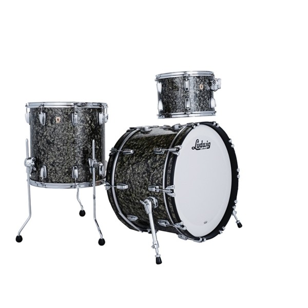 Ludwig Classic Maple 22" 3pc Fab, Moss Green