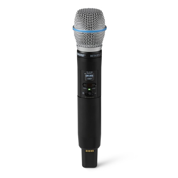 Shure SLXD2 Handheld Transmitter B87A Front View