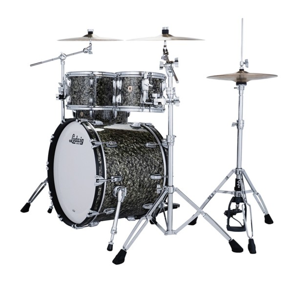 Ludwig Classic Maple 22" 4pc Studio, Moss Green