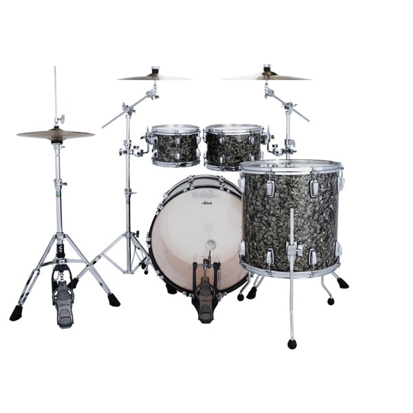 Ludwig Classic Maple 22" 4pc Studio, Moss Green