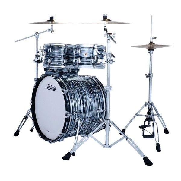 Ludwig Classic Maple 22" 4pc Studio, Black Oyster