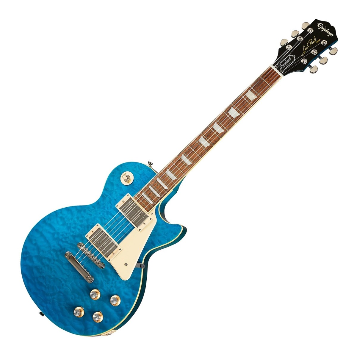 Epiphone Les Paul Standard 60s Quilt Trans Blue