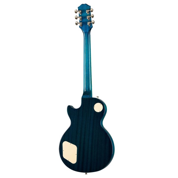 Les Paul Standard 60s Quilt, Trans Blue - Rear