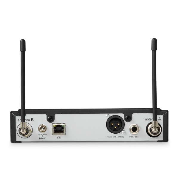 Shure SLXD4 Wireless Receiver Rear View