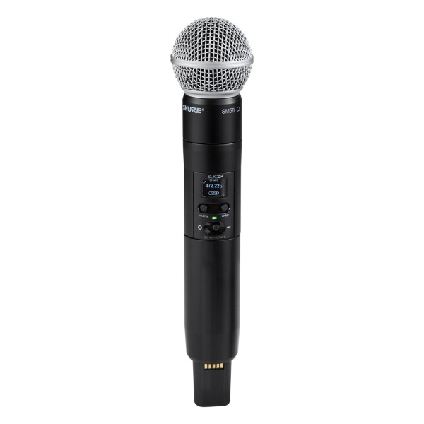 Shure SLXD2 Handheld Transmitter SM58 Front View