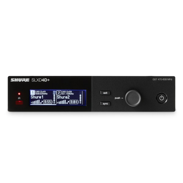 Shure SLXD4D Dual Wireless Receiver No Antennas