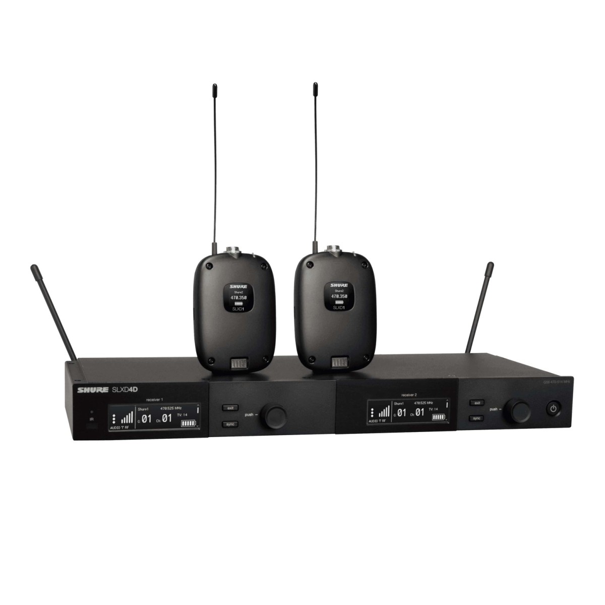 Shure SLXD14D-K59 Dual Wireless Guitar System - Nearly New at Gear4music
