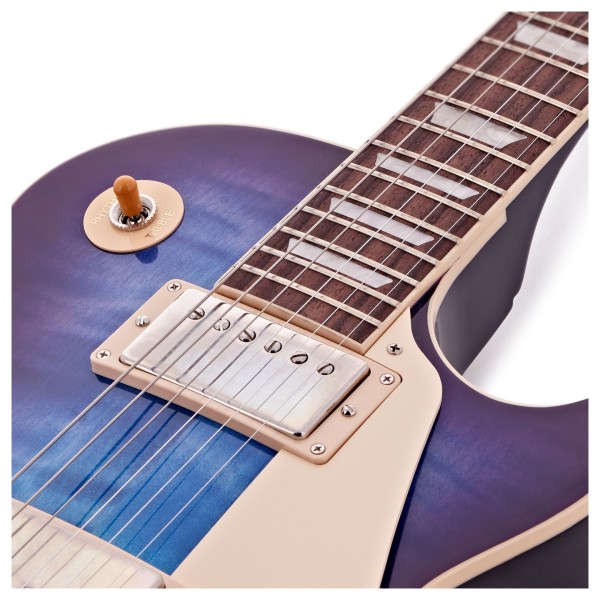 Gibson Les Paul Standard 60s Figured Top, Blueberry Burst #226650301 - upper frets