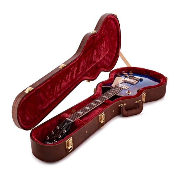 Gibson Les Paul Standard 60s Figured Top, Blueberry Burst #226650301 - guitar in case