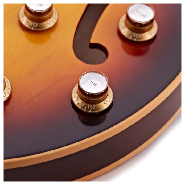 Gibson Custom 1961 ES-335 Reissue VOS, Vintage Burst #150308 - controls