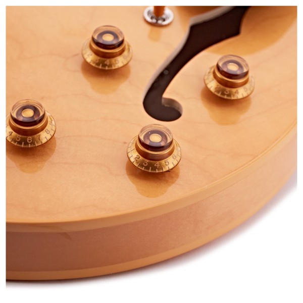 Gibson Custom 1959 ES-335 Reissue VOS, Vintage Natural #A950227 - controls