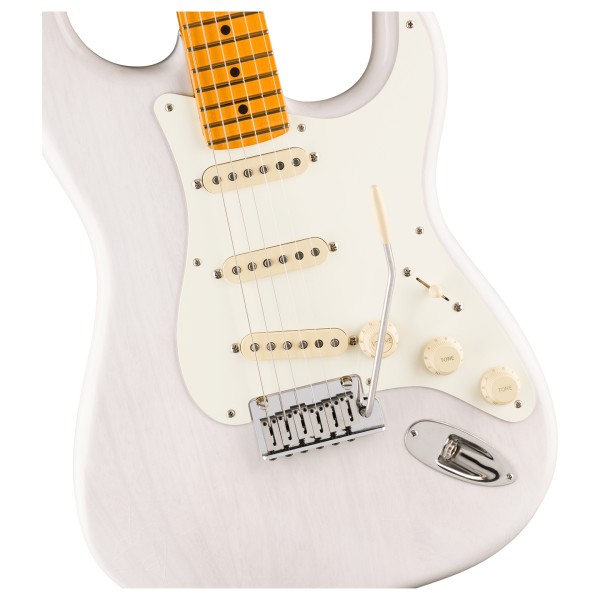 Fender American Ultra Luxe '50s Stratocaster MN, White Blonde - body 