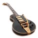 Gibson Custom 1957 Les Paul Custom Reissue 3-Pickup Bigsby Light Aged, Ebony #751270 - angled shot