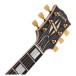 Gibson Custom 1957 Les Paul Custom Reissue 3-Pickup Bigsby Light Aged, Ebony #751270 - headstock