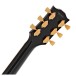 Gibson Custom 1957 Les Paul Custom Reissue 3-Pickup Bigsby Light Aged, Ebony #751270 - back of headstock