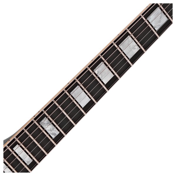 Gibson Custom 1957 Les Paul Custom Reissue 3-Pickup Bigsby Light Aged, Ebony #751270 - neck