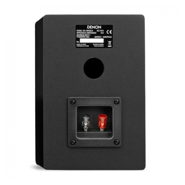 Denon SCN10 Bookshelf Speakers Back View