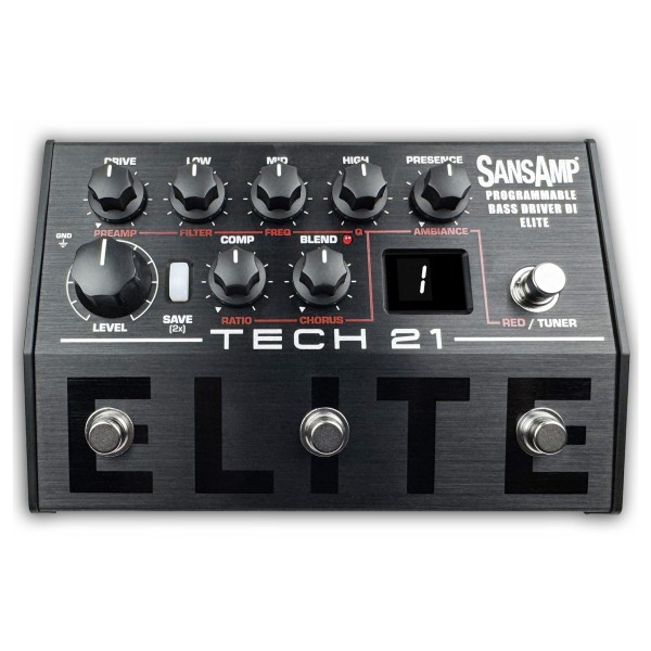 Tech 21 SansAmp Programmable Bass Driver ELITE at Gear4music