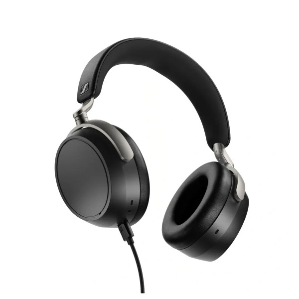 Sennheiser HDB 630 Closed-back Wireless Headphones - angle with cable 