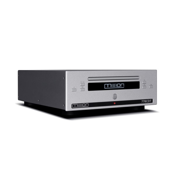 Mission 778CDT CD Transport, Silver right 