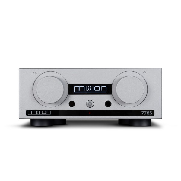 Mission 778S Network Music Streamer, Silver - front 