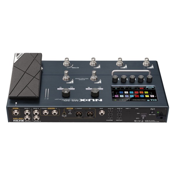 NUX MG-50Li Guitar Multi-FX Processor - Rear Angle