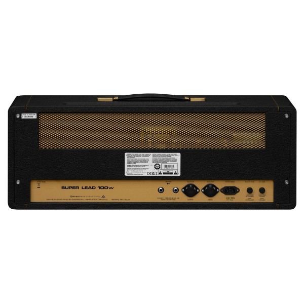 Marshall Modified Handwired 1959, Super Lead 100W Valve Head - back