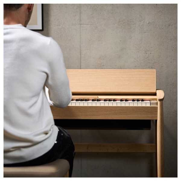 Roland Kiyola KF-20 Digital Piano with Stool, Pure Oak