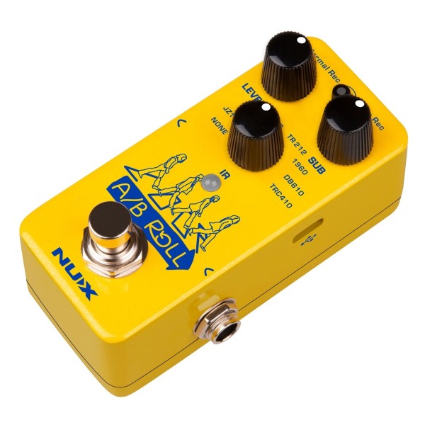NUX NOL-1 A-B Roll Octave Loop Pedal - Right Angle