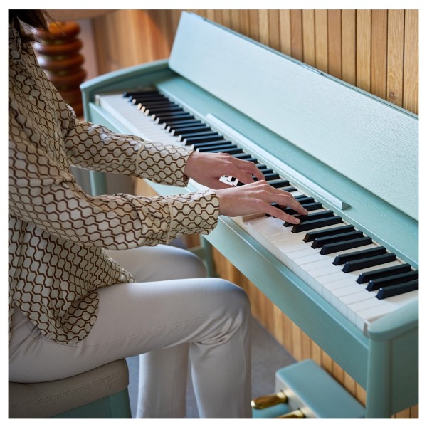 Roland Kiyola KF-20 Digital Piano with Stool, Celadon Green