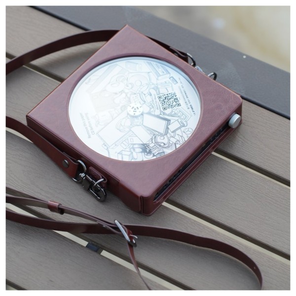 FiiO Leather Case for the FiiO DM15 CD Player, lifestyle 3 