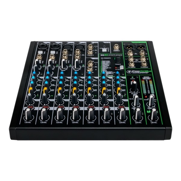 Mackie ProFX10v3 10-Channel Analog Mixer with USB, Top and Front
