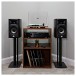 JBL Studio 630 Bookshelf Speakers (Pair), Dark Wood lifestyle 2 