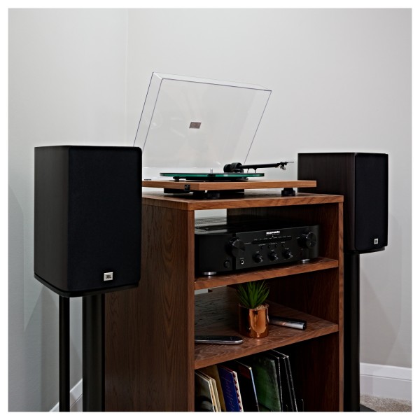 JBL Studio 620 Bookshelf Speaker (Pair), Dark Wood 3