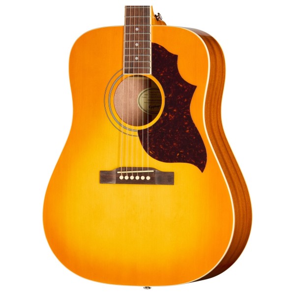 Epiphone Hummingbird Tribute​, Heritage Sunburst - body