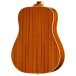 Epiphone Hummingbird Tribute​, Heritage Sunburst - back of body