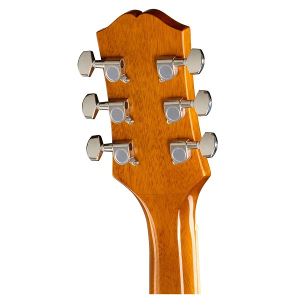 Epiphone Hummingbird Tribute​, Heritage Sunburst - back of headstock