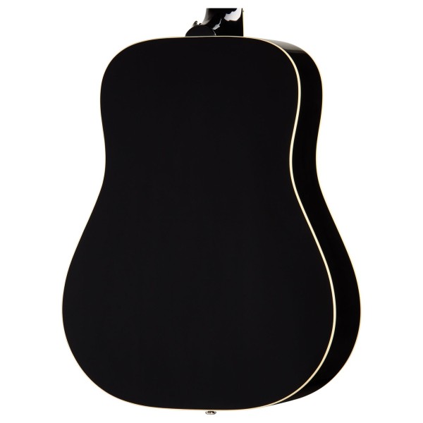 Epiphone Hummingbird Tribute​, Ebony - back of body
