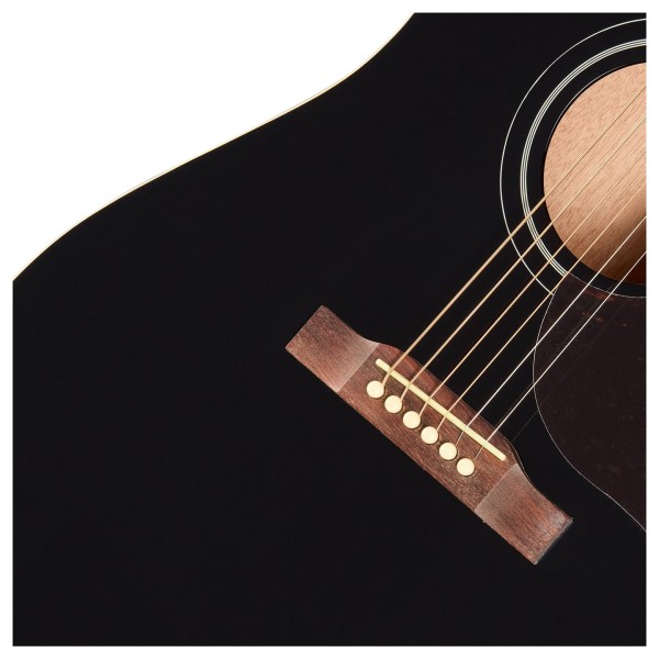 Epiphone Hummingbird Tribute​, Ebony - bridge
