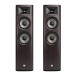 JBL Studio 690 Floorstanding Speaker (Pair), Dark Wood dual front 