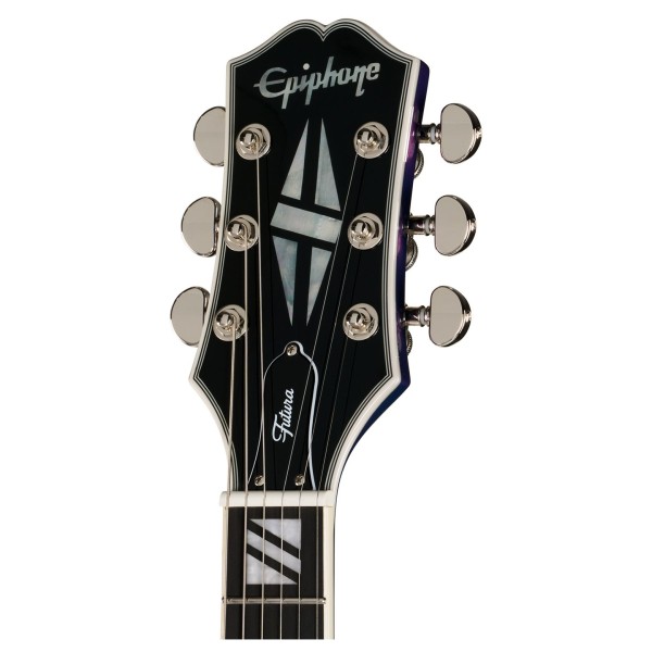 Epiphone Les Paul Custom Futura, Twilight Shift - headstock