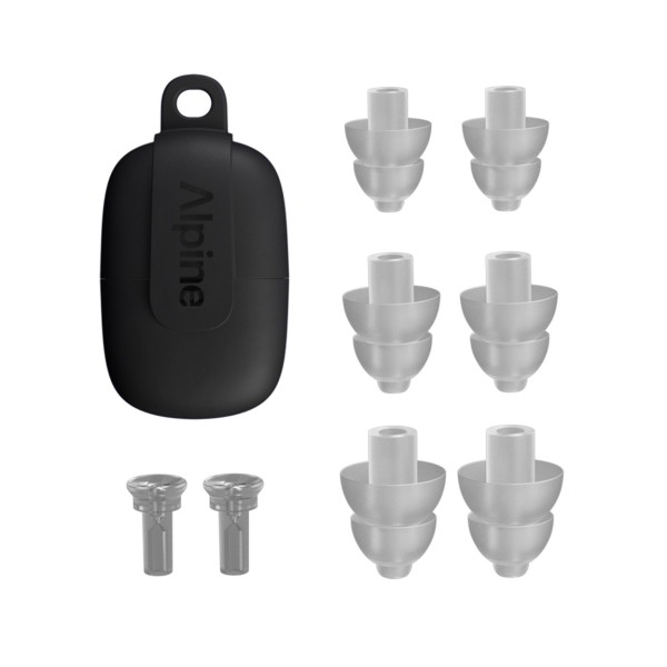 Alpine PartyPlug Earplugs, Transparent