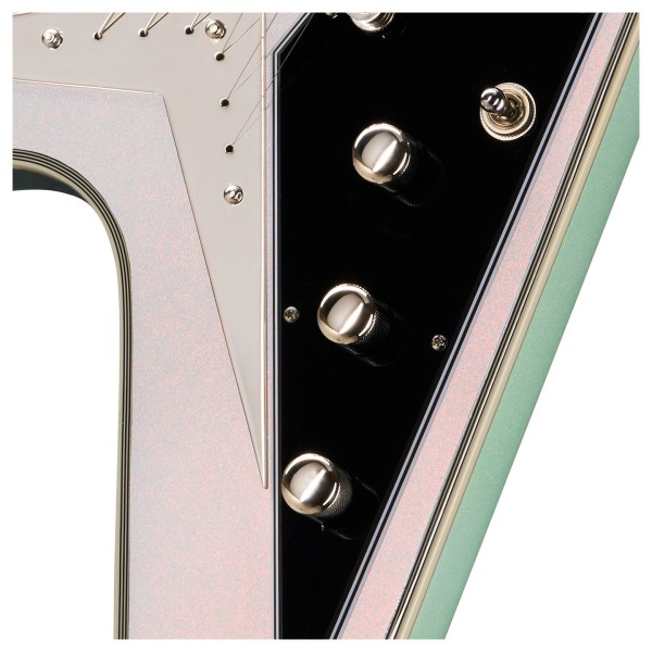 Epiphone Flying V Custom Futura, Quicksilver Shift - controls