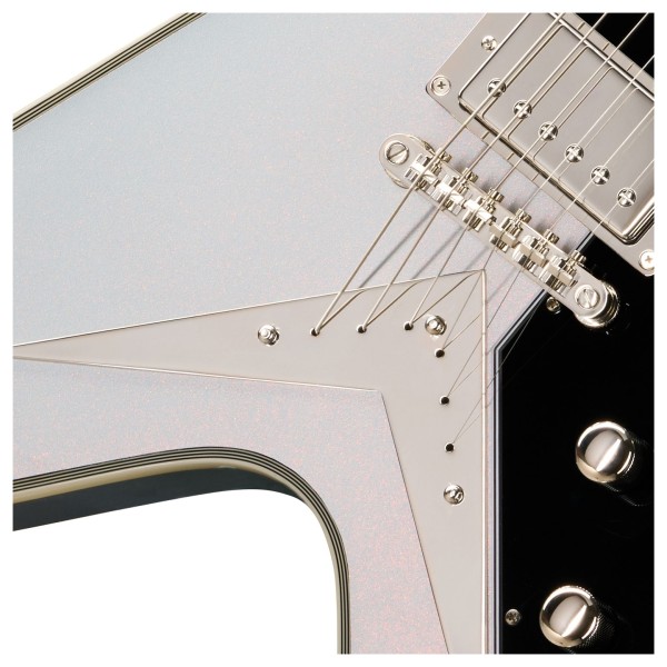 Epiphone Flying V Custom Futura, Quicksilver Shift - bridge
