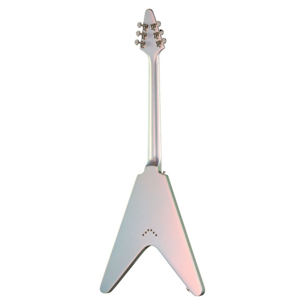 Epiphone Flying V Custom Futura, Quicksilver Shift - back