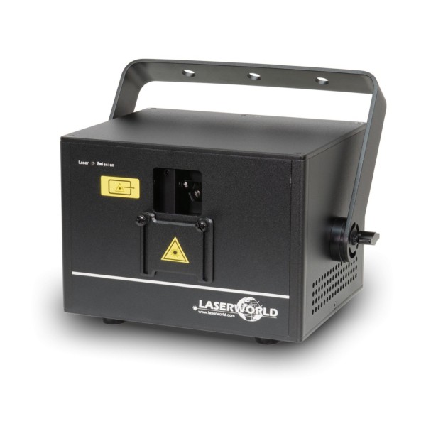 Laserworld CUBE 1.5 RGB Battery Powered Laser System with App Control - Right Angle