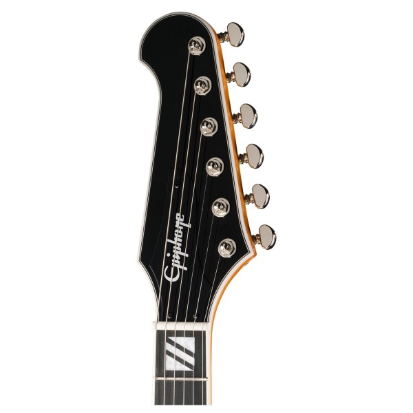 Epiphone Firebird Custom Futura, Firestorm Shift - headstock