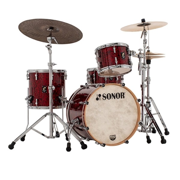 Sonor Momentum 20" 4pc Maple Shell Pack, Red Pearl