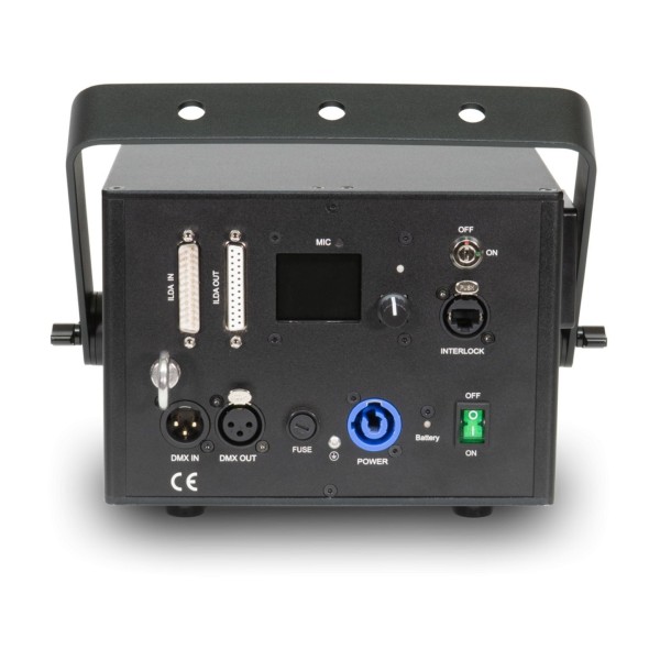 Laserworld CUBE 3 RGB Battery Powered Laser System with App Control - Rear